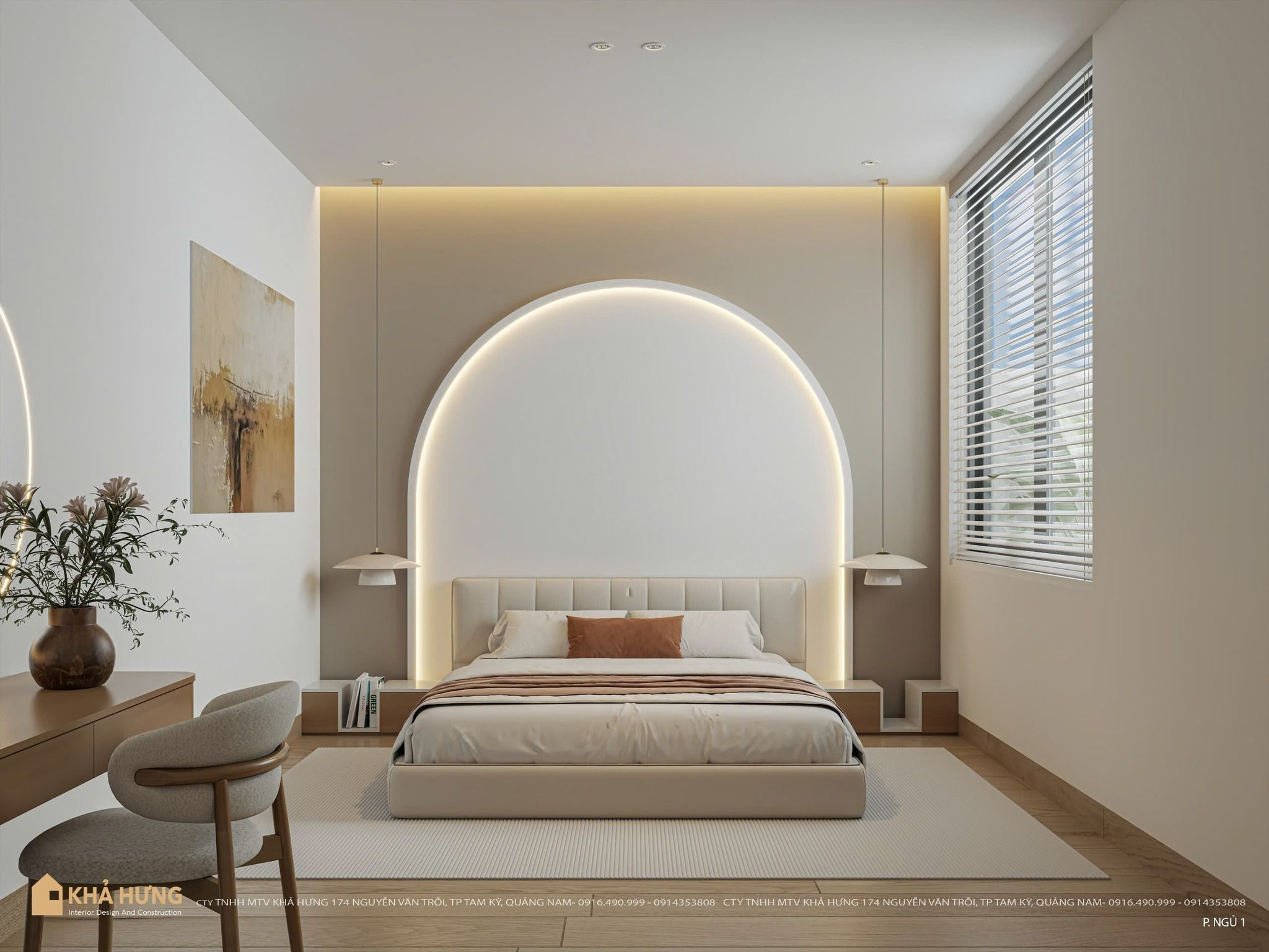 HN House - Không gian sống tiện nghi trên lô đất 8x16.6m