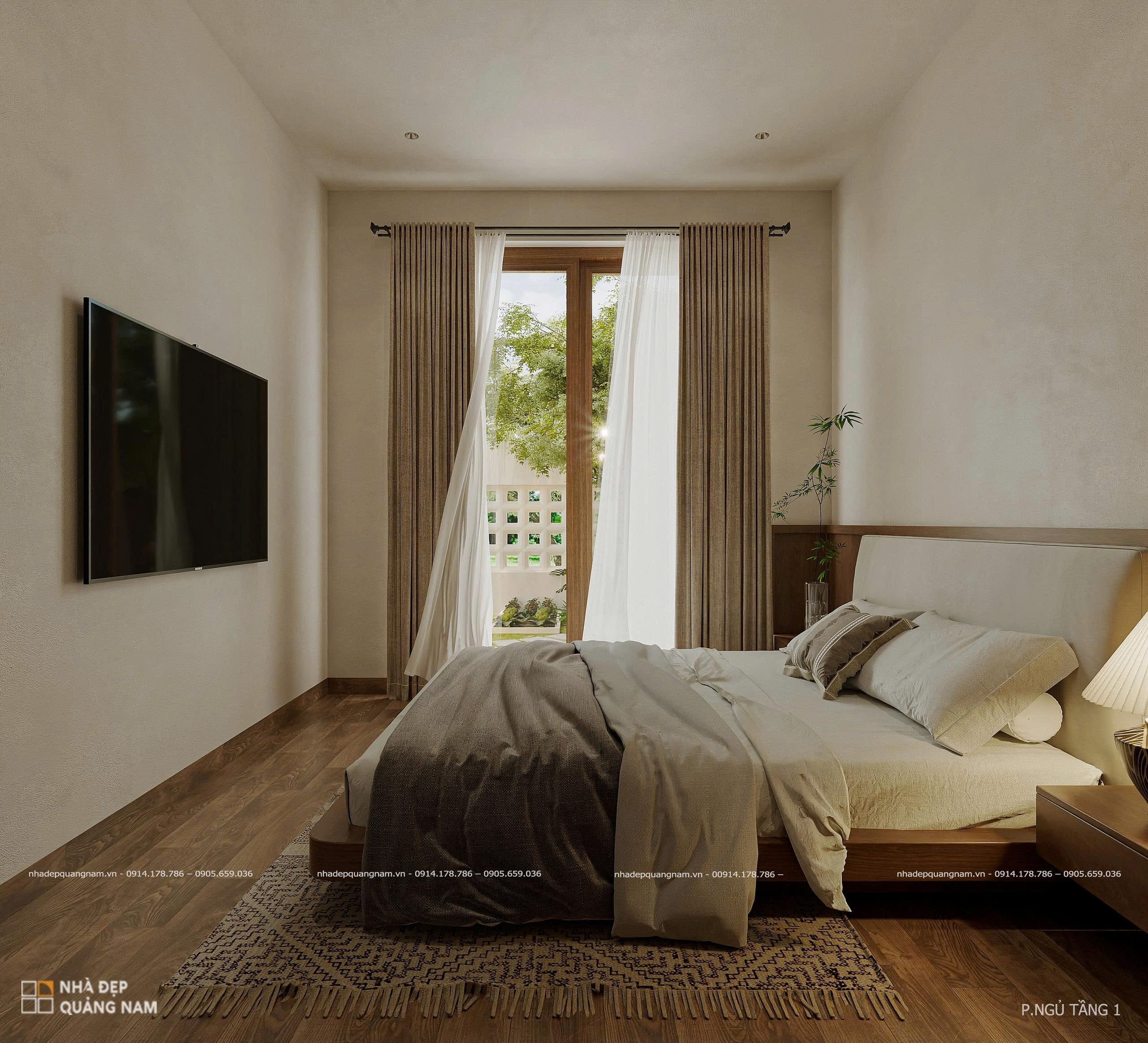 PT House - Mái ngói dốc ấn tượng cùng vật liệu mộc mạc, tự nhiên