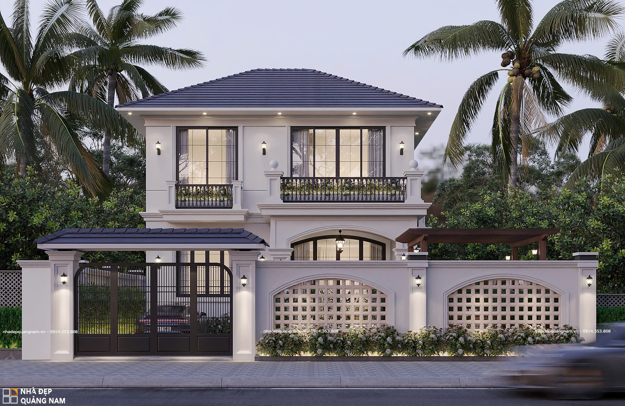 AT HOUSE - Mẫu nhà phố hiện đại 2 tầng 13x35m 