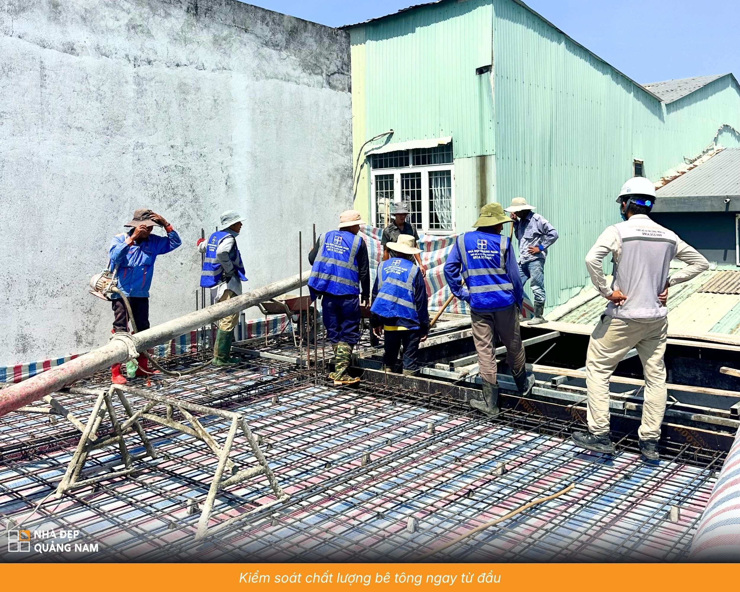 Quy trình kiểm tra bê tông trước khi đổ