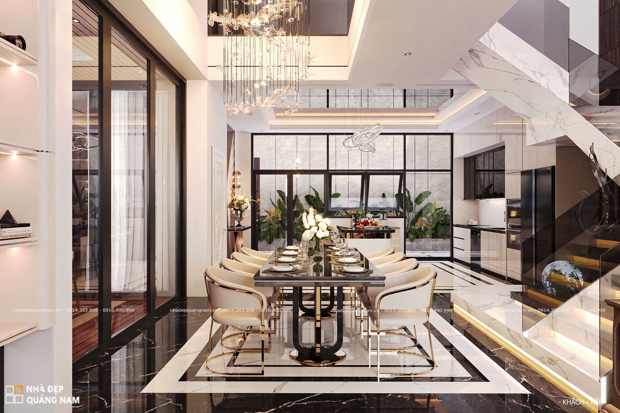 QH Villa - Kiến trúc hiện đại 200m2 luxury mang đậm dấu ấn cá nhân