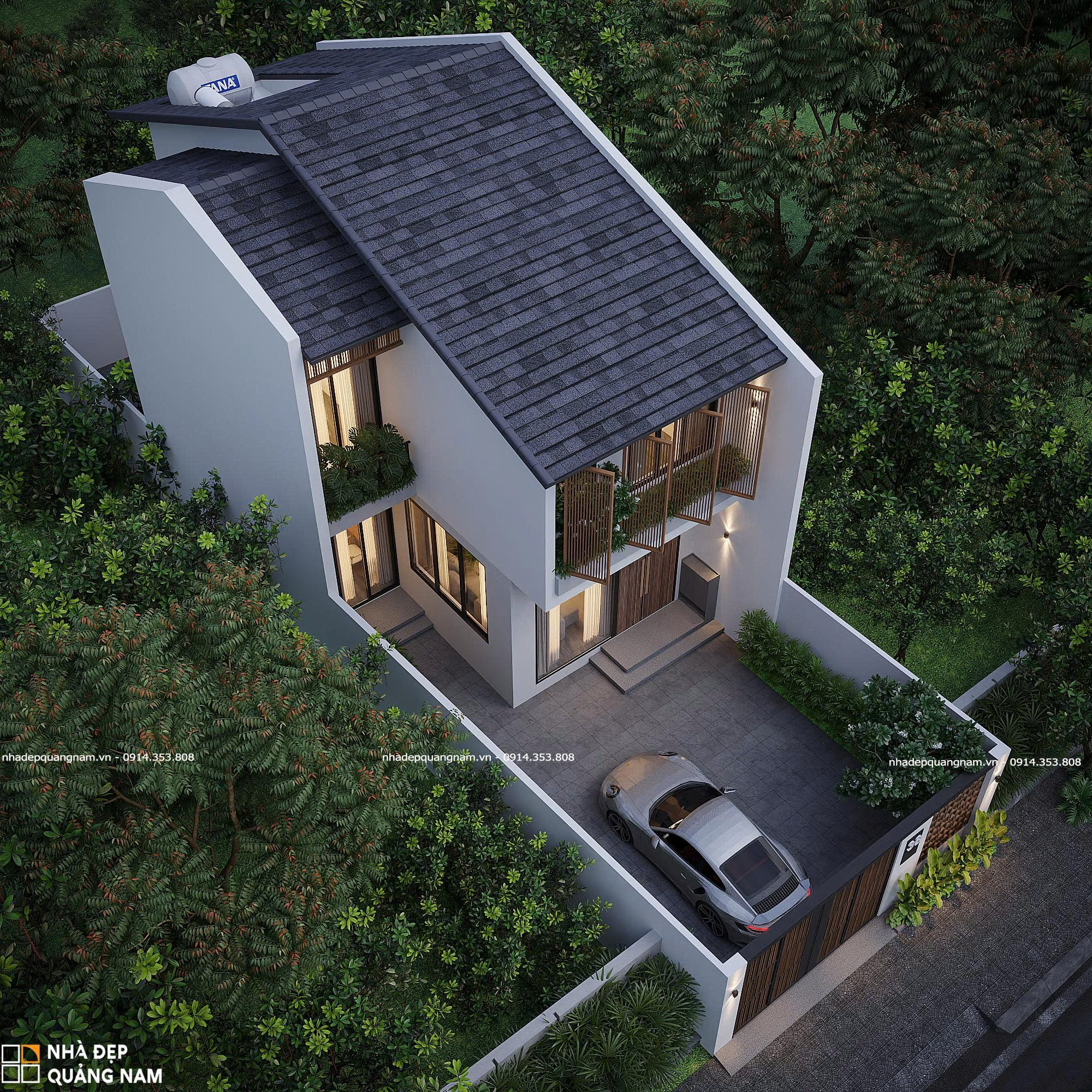 OL House - Nhà phố hiện đại 12x8m tại Hà Tĩnh