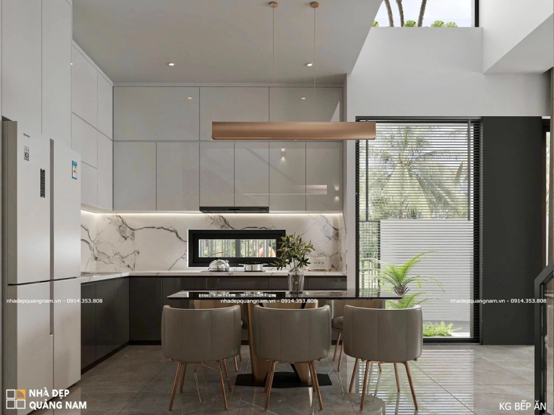 BN House - Nhà phố 2 mặt tiền hiện đại xanh - sáng - thoáng tại Tam Kỳ