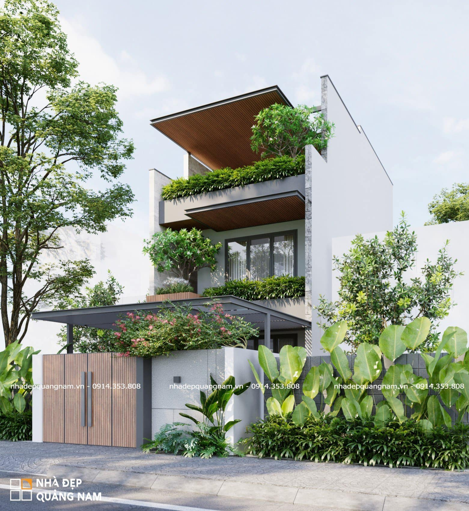 Cầm Hân House - Nhà phố hiện đại tối ưu không gian và thông thoáng