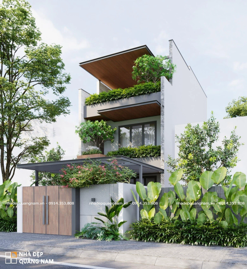 Cầm Hân House - Nhà phố hiện đại tối ưu không gian và thông thoáng