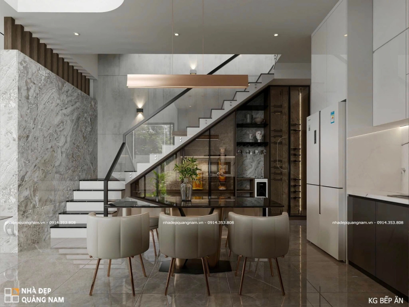 BN House - Nhà phố 2 mặt tiền hiện đại xanh - sáng - thoáng tại Tam Kỳ