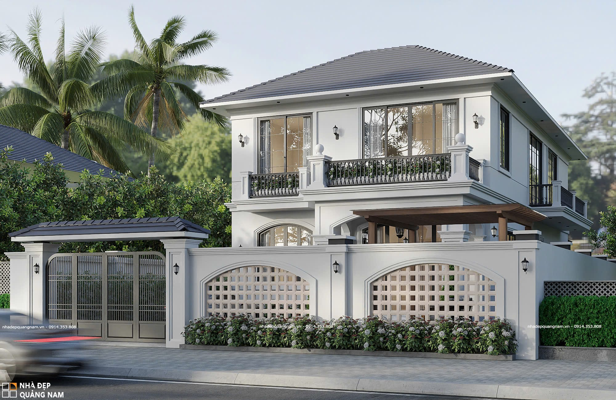 AT HOUSE - Mẫu nhà phố hiện đại 2 tầng 13x35m 