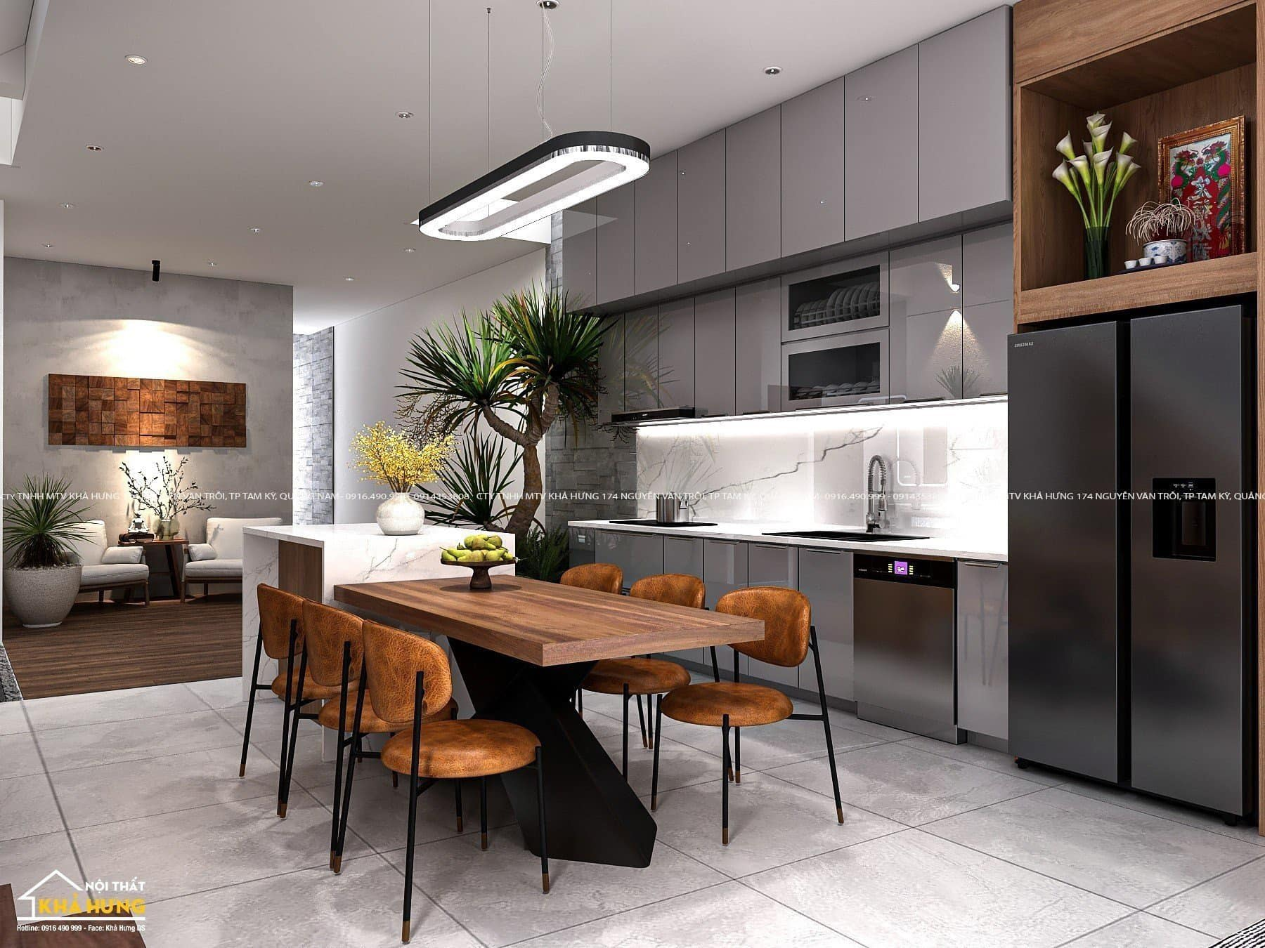 Cầm Hân House - Nhà phố hiện đại tối ưu không gian và thông thoáng