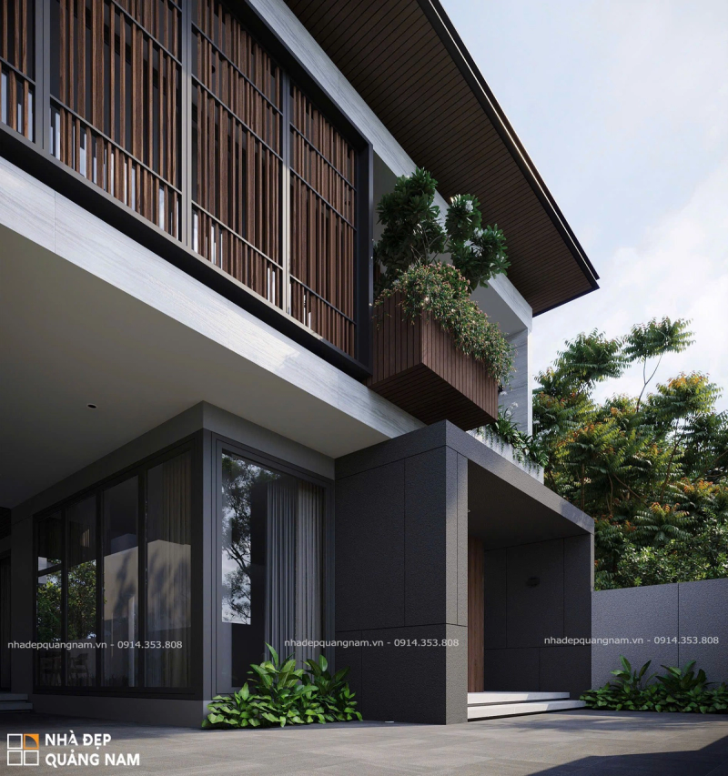 NHÀ ĐẸP QUẢNG NAM | SÂN TRƯỚC DT VILLA