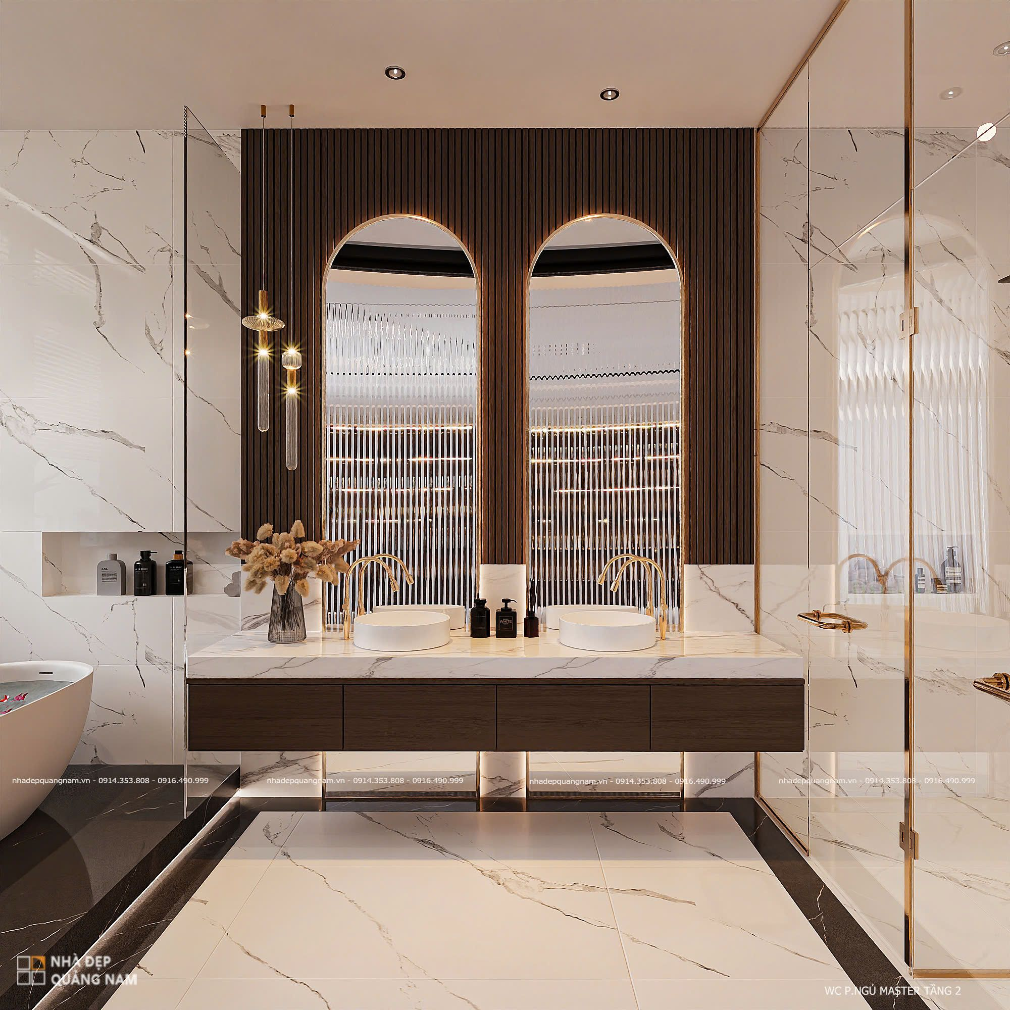 QH Villa - Kiến trúc hiện đại 200m2 luxury mang đậm dấu ấn cá nhân