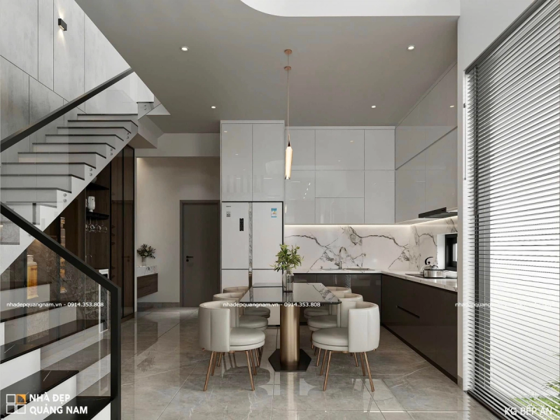 BN House - Nhà phố 2 mặt tiền hiện đại xanh - sáng - thoáng tại Tam Kỳ