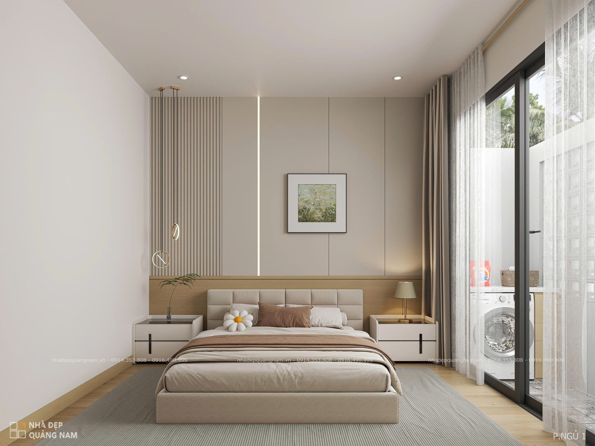 QH House - Nhà phố lệch tầng đầy đủ tiện nghi
