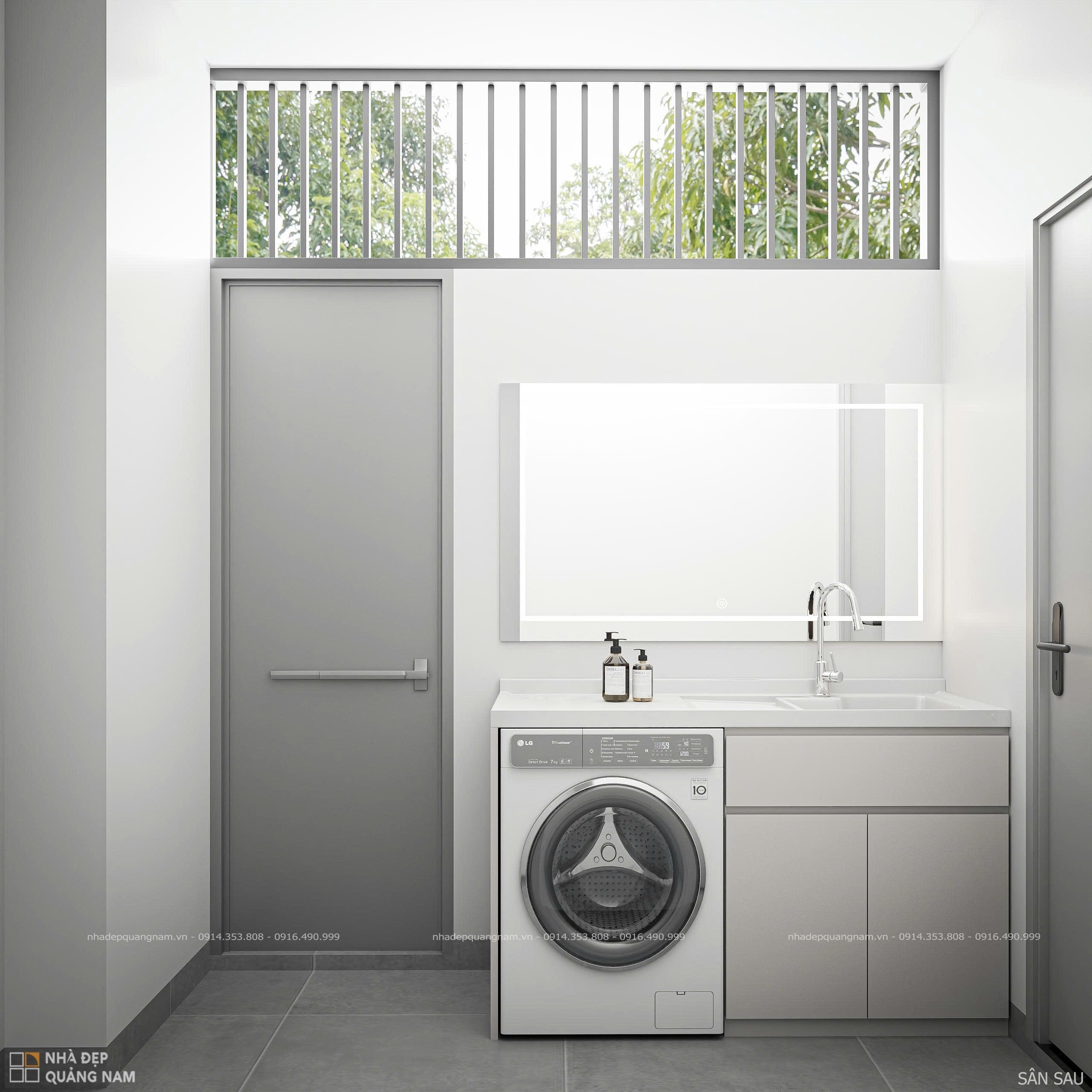 Nhà phố hiện đại 2 tầng 5x20m cùng khoảng lặng thiên nhiên