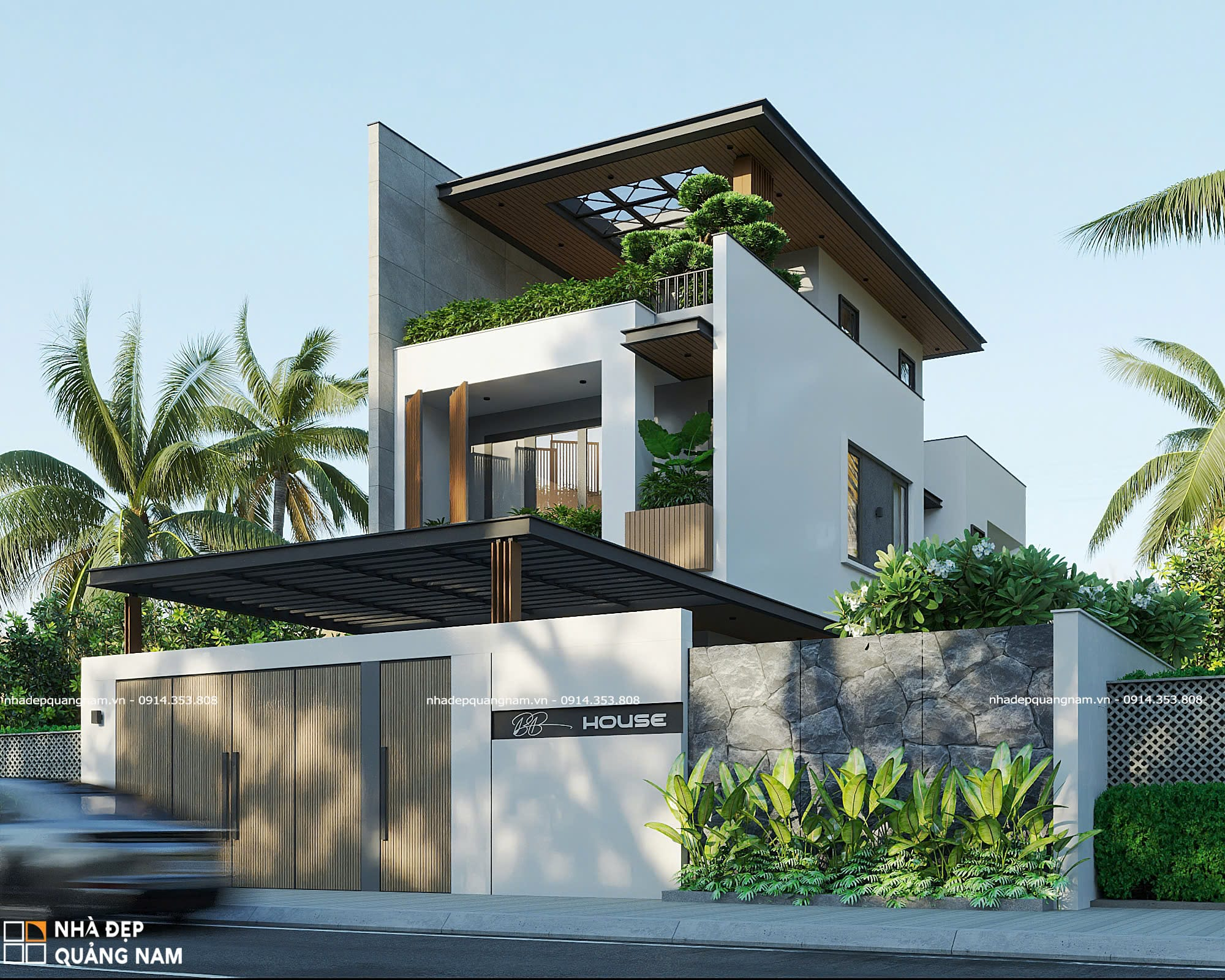 BB House - Nhà phố hiện đại 3 tầng tại Đà Nẵng