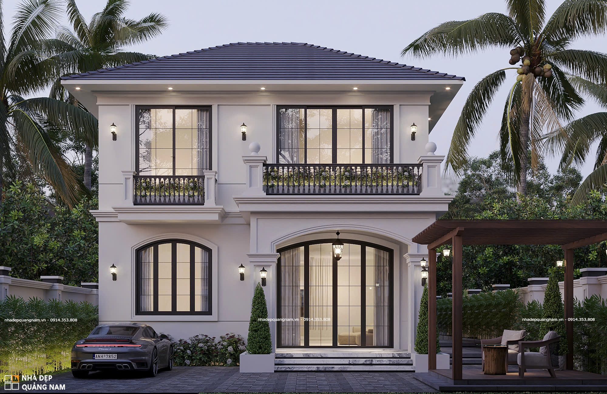 AT HOUSE - Mẫu nhà phố hiện đại 2 tầng 13x35m 