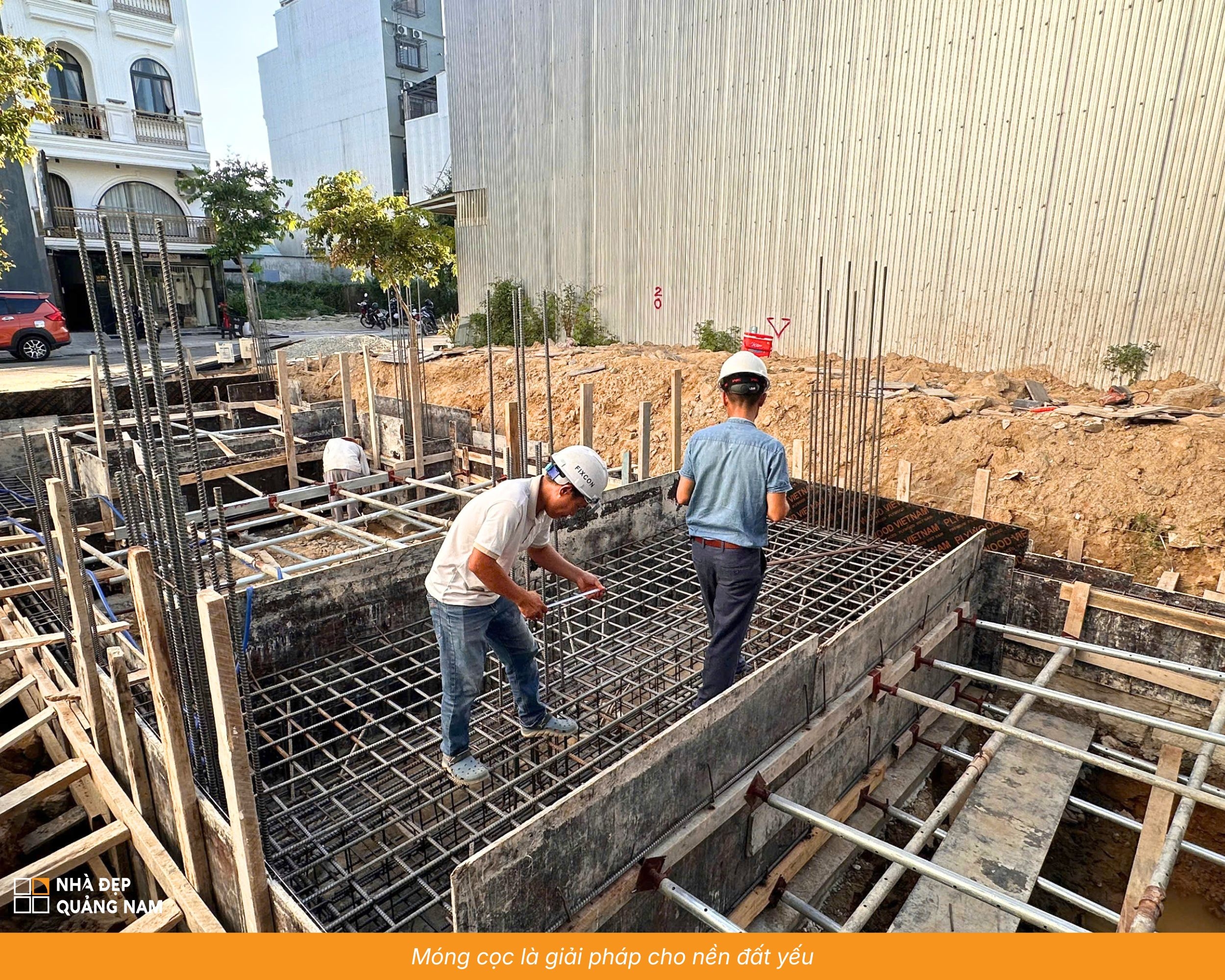 Móng cọc là giải pháp cho nền đất yếu
