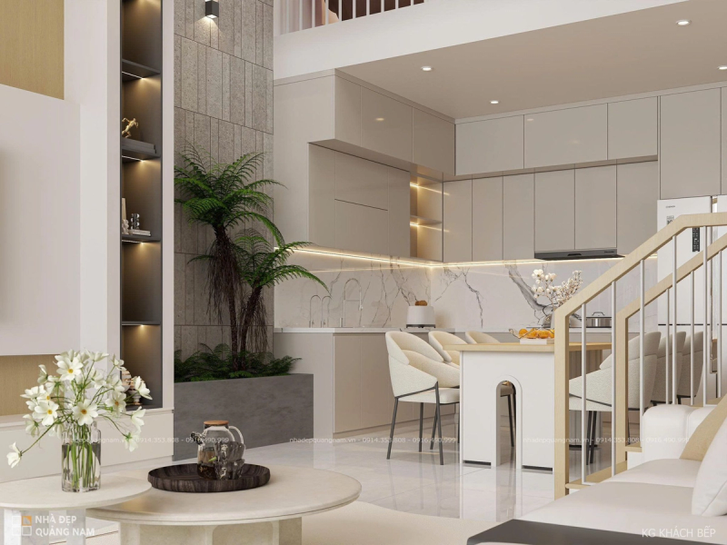 QH House - Nhà phố lệch tầng đầy đủ tiện nghi