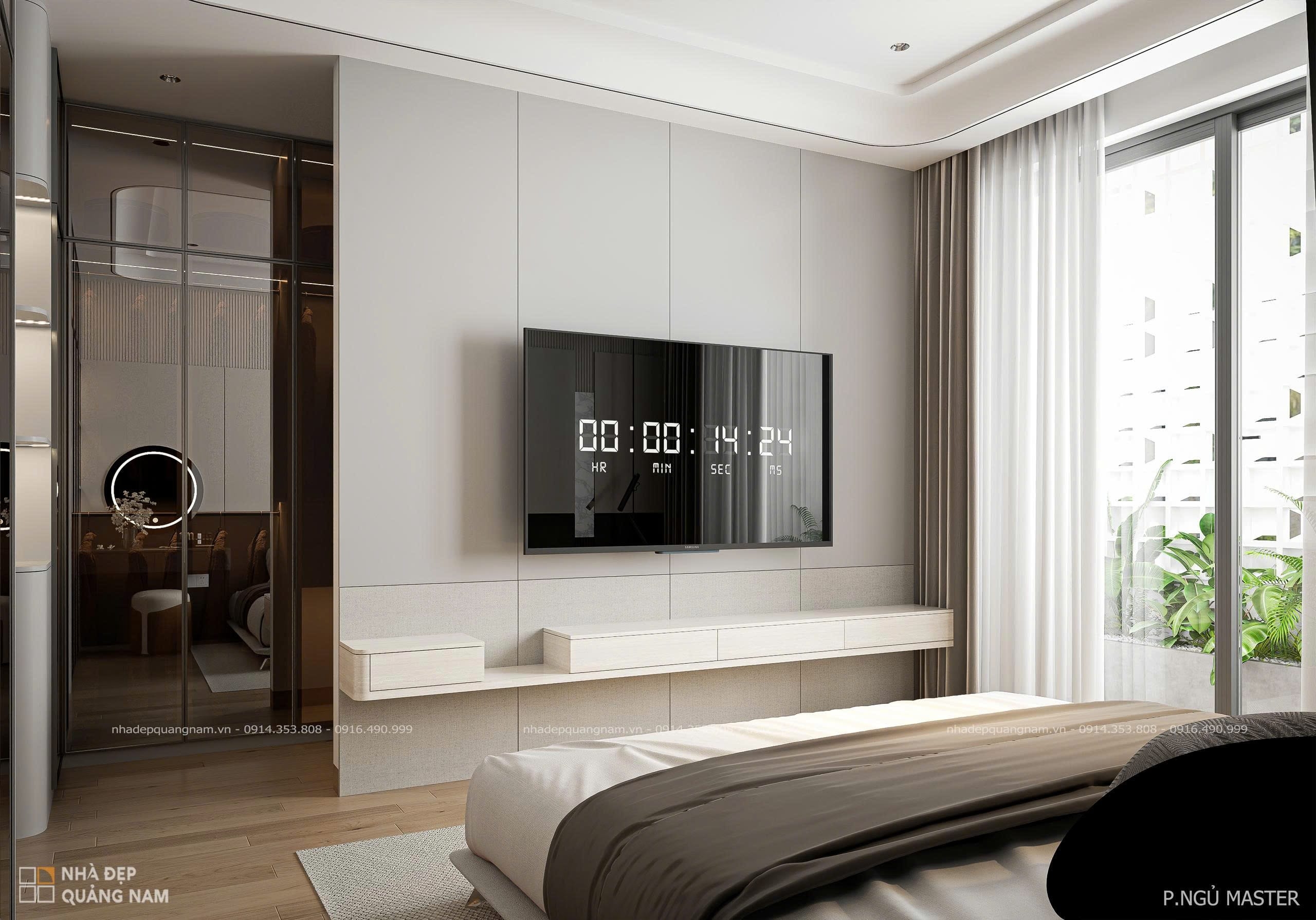 Nhà phố hiện đại 2 tầng 5x20m cùng khoảng lặng thiên nhiên
