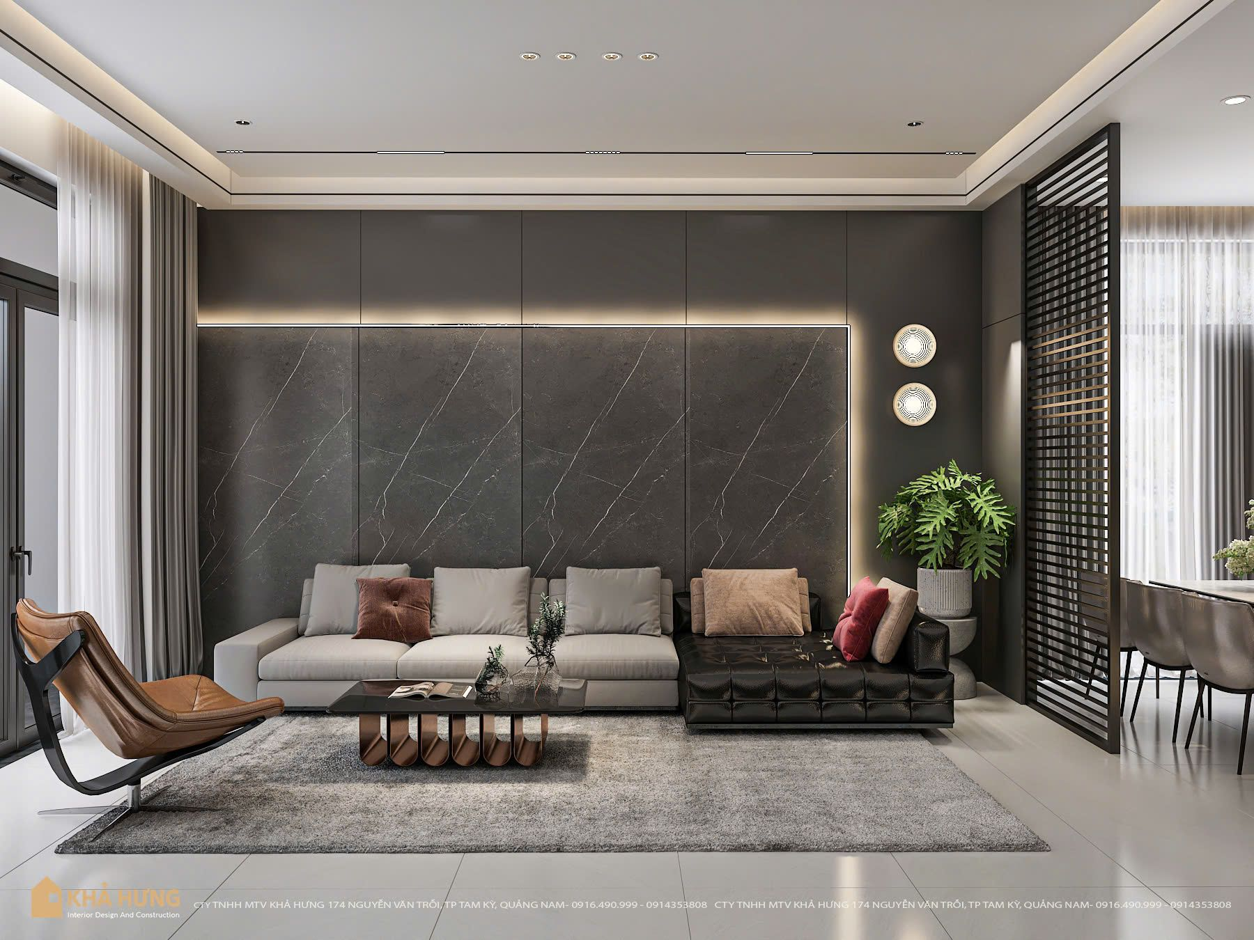 TM House - Tuyệt tác nhà phố 3 tầng hiện đại tại Tam Kỳ