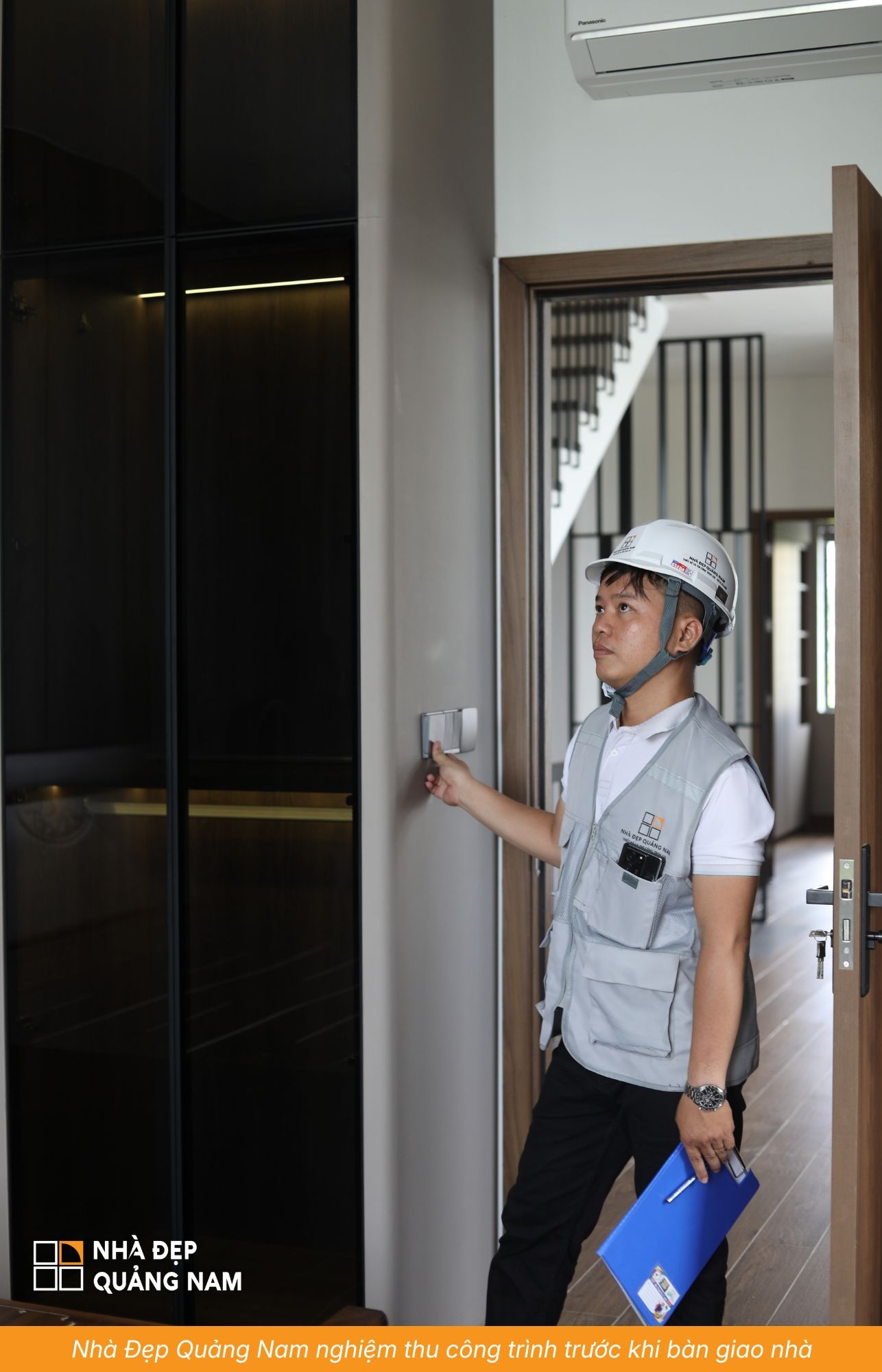 Nhà Đẹp Quảng Nam nghiệm thu công trình trước khi bàn giao nhà