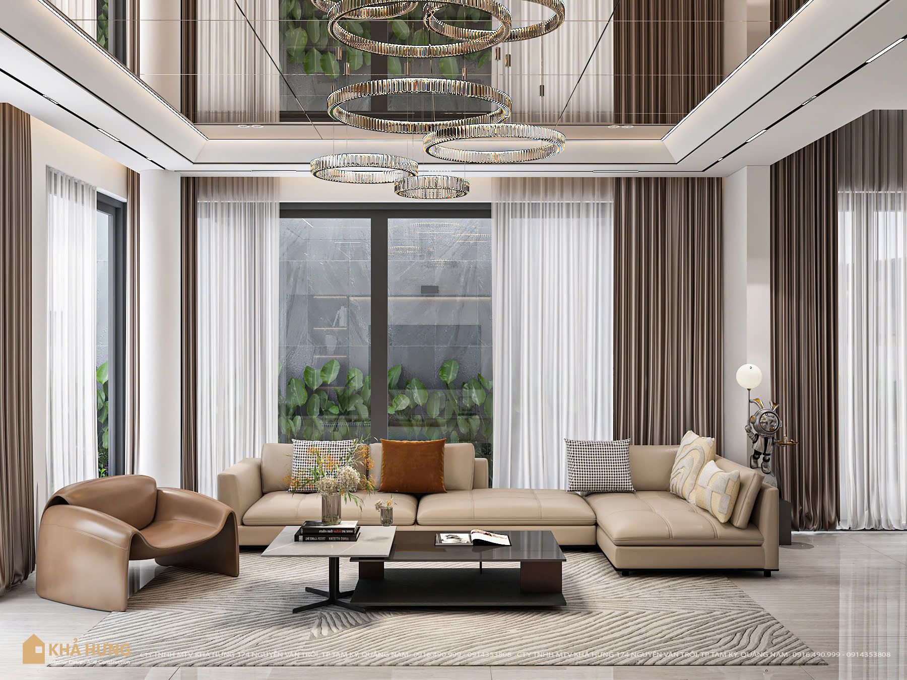 Góc thư giãn kết nối thiên nhiên tại DT Villa