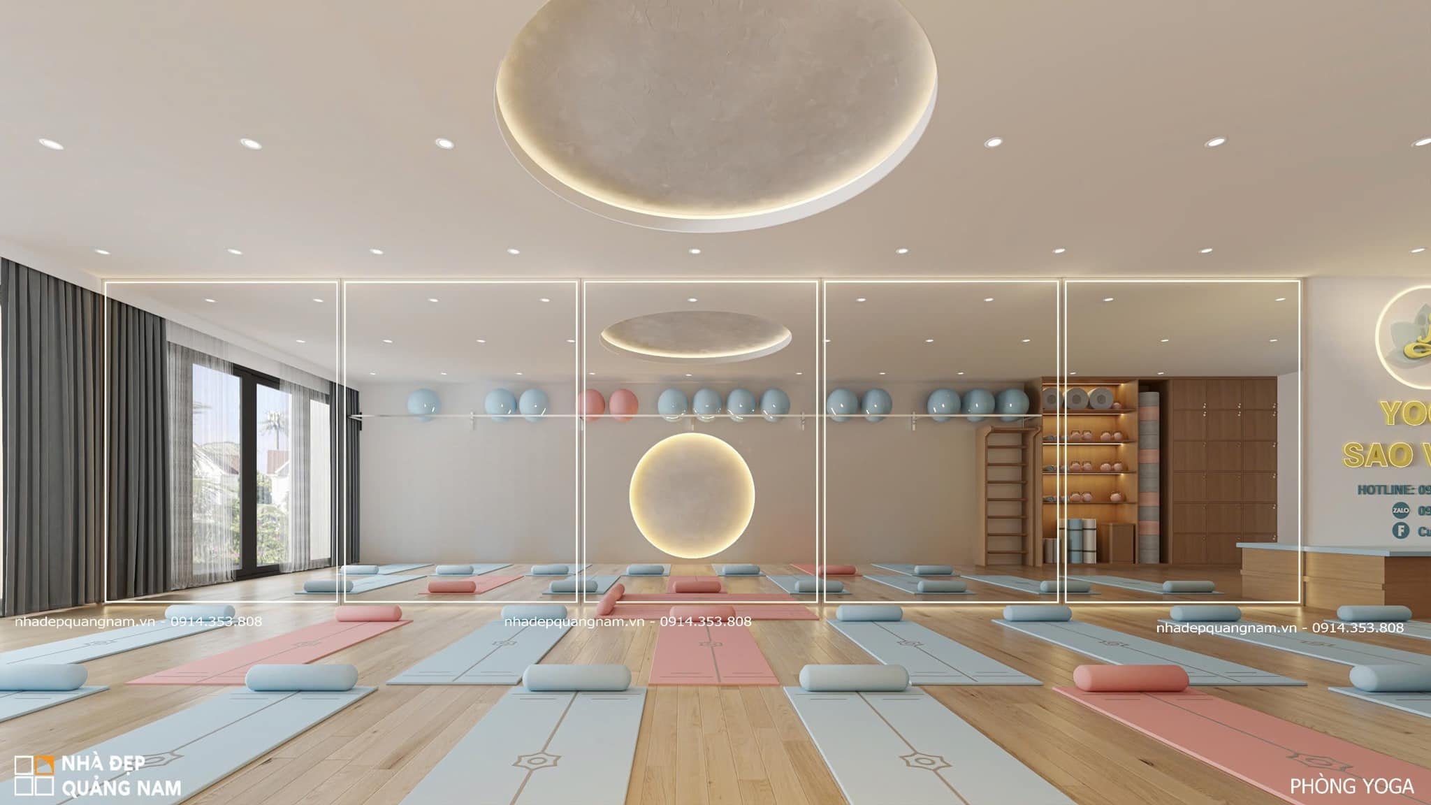 Phòng tập yoga ở DC House