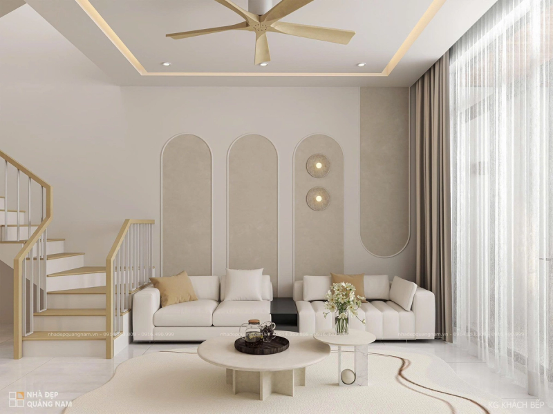 QH House - Nhà phố lệch tầng đầy đủ tiện nghi