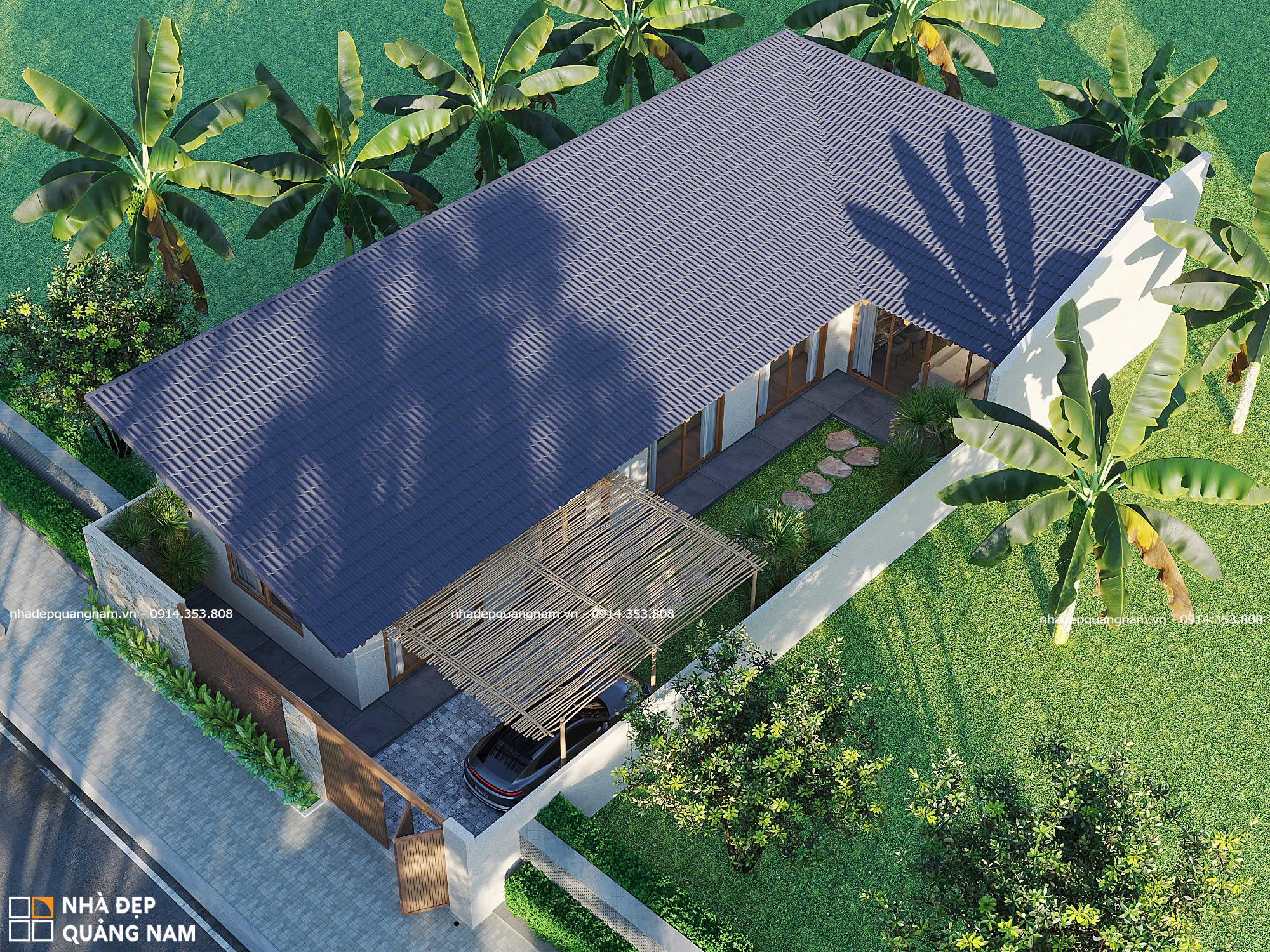 Nhà đẹp Quảng Nam| Thiết kế 3D 