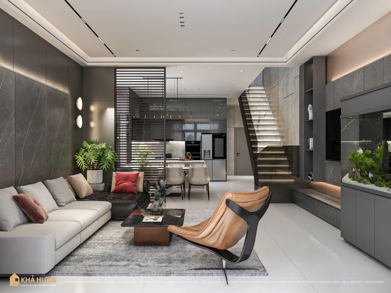 TM House - Tuyệt tác nhà phố 3 tầng hiện đại tại Tam Kỳ