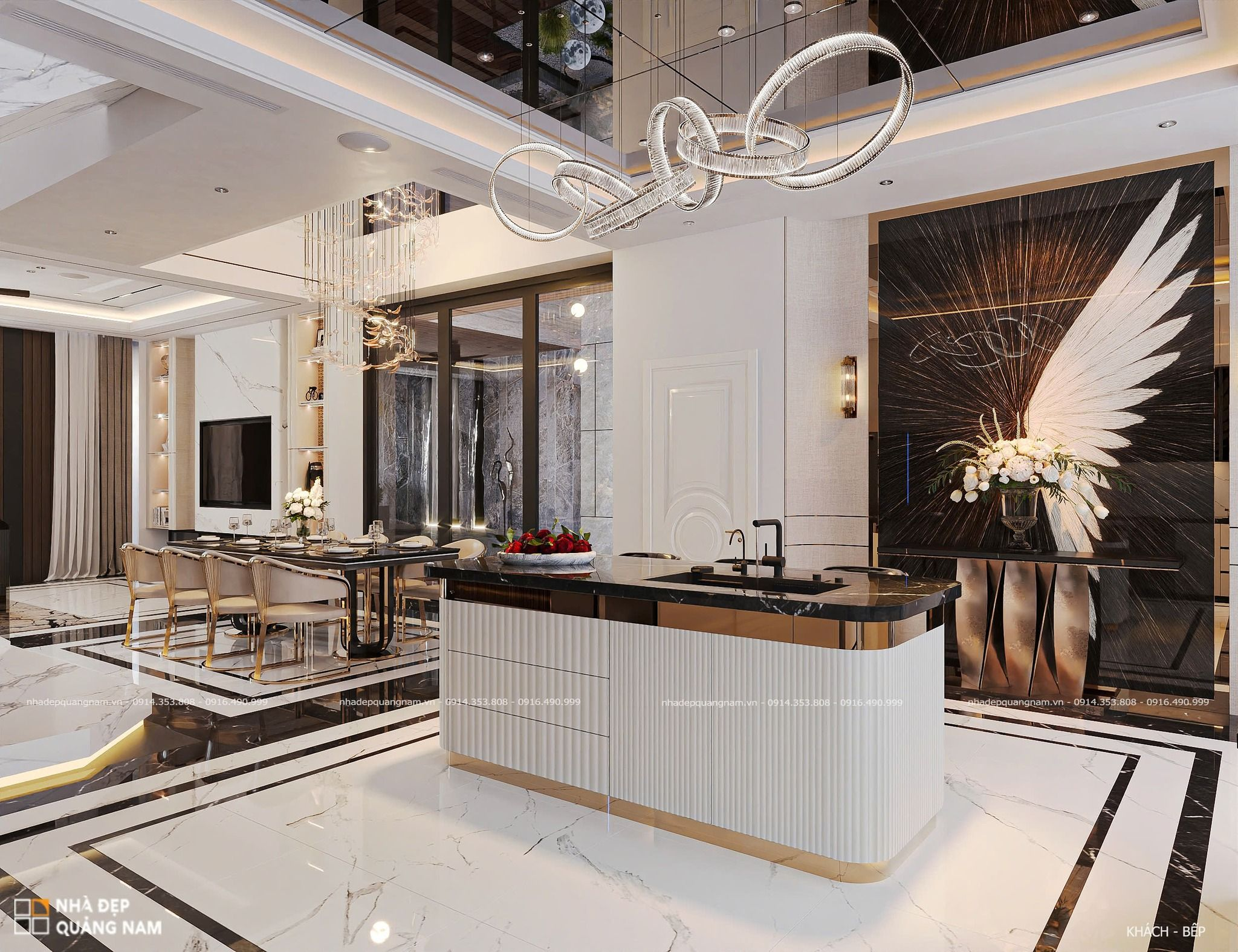 QH Villa - Kiến trúc hiện đại 200m2 luxury mang đậm dấu ấn cá nhân