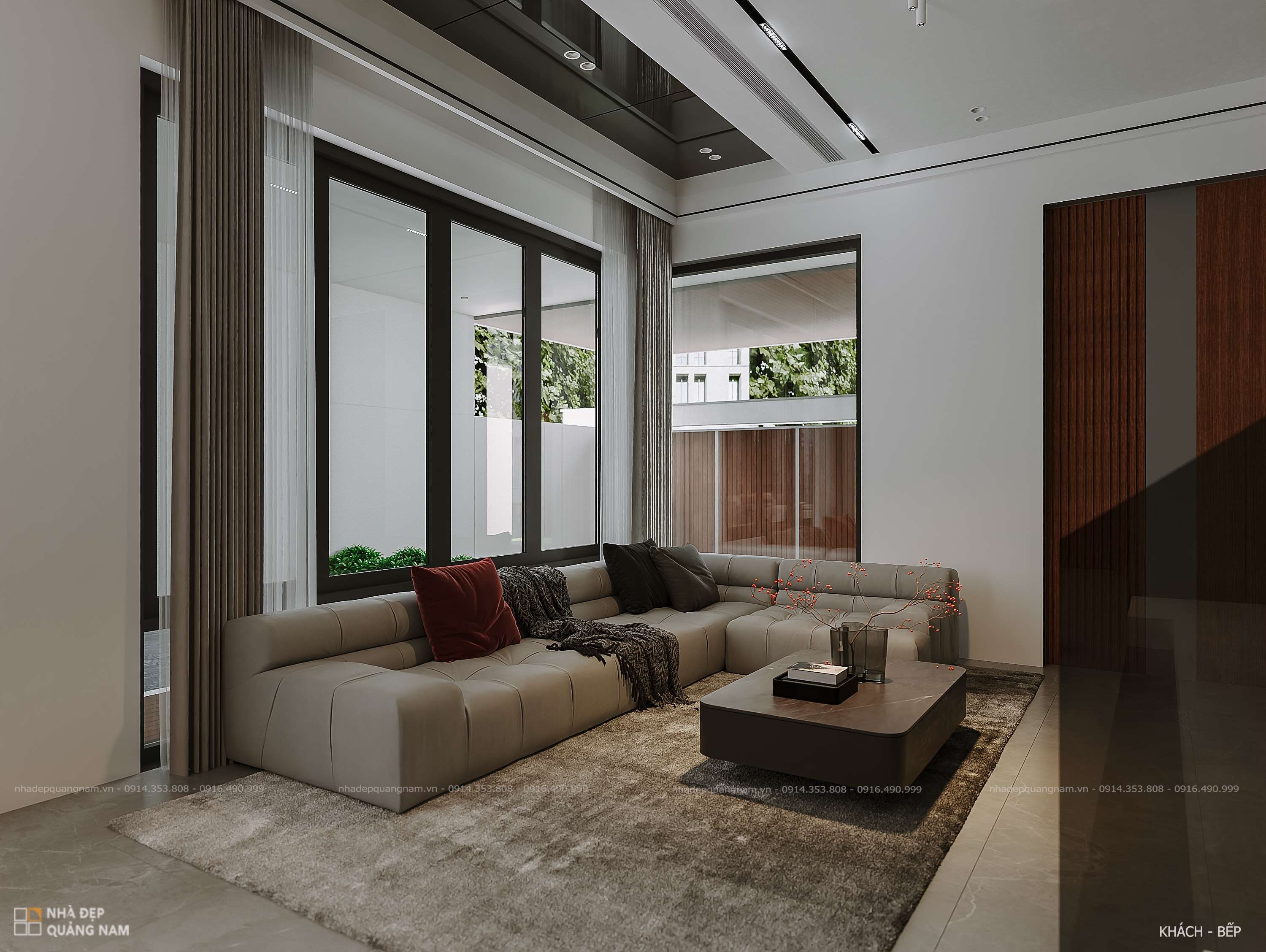 VP VILLA - Biệt thự 3 tầng sang trọng với tuyên ngôn kiến trúc hiện đại