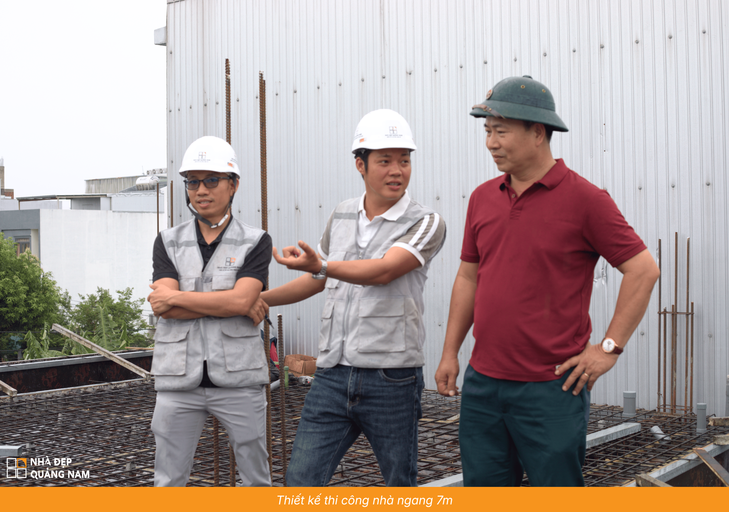 Thiết kế thi công nhà ngang 7m