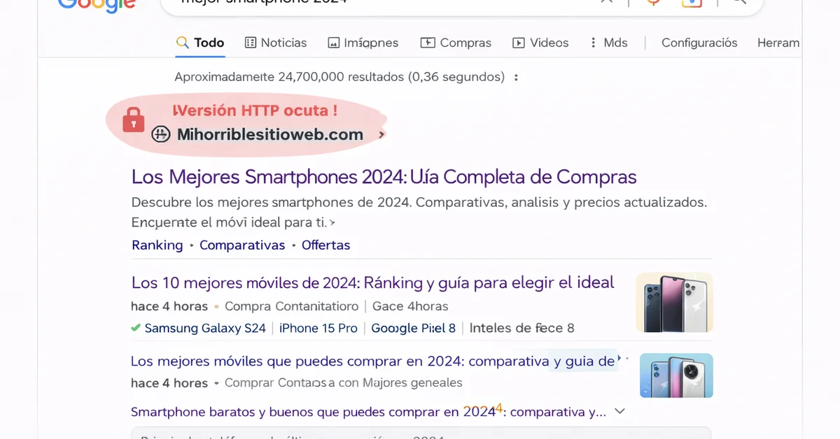 Error invisible en HTTP afecta tu SEO técnico automático