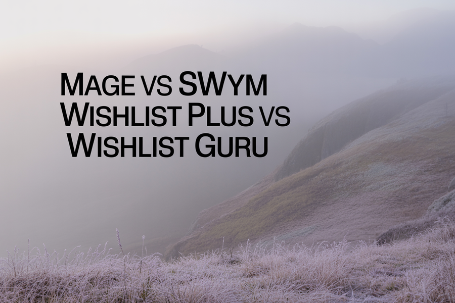 Mage vs Swym Wishlist Plus vs Wishlist Guru: 2026 Comparison