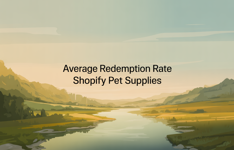 Average Redemption Rate: Shopify Pet Supplies