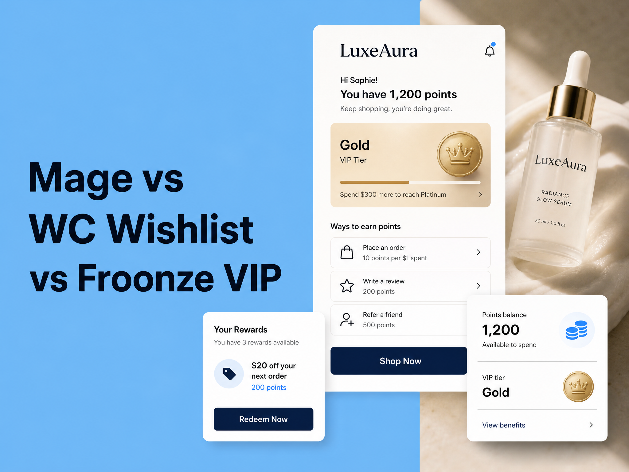 Mage vs WC Wishlist & Back in Stock vs Froonze VIP Loyalty & Wishlist: 2026 Comparison