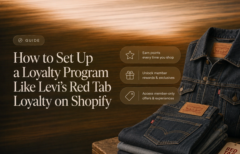 How to Set Up a Loyalty Program Like Levi's Red Tab Loyalty on Shopify