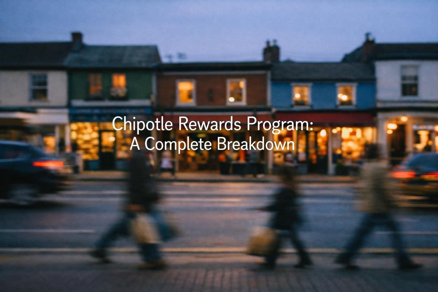 Chipotle Rewards Program: A Complete Breakdown