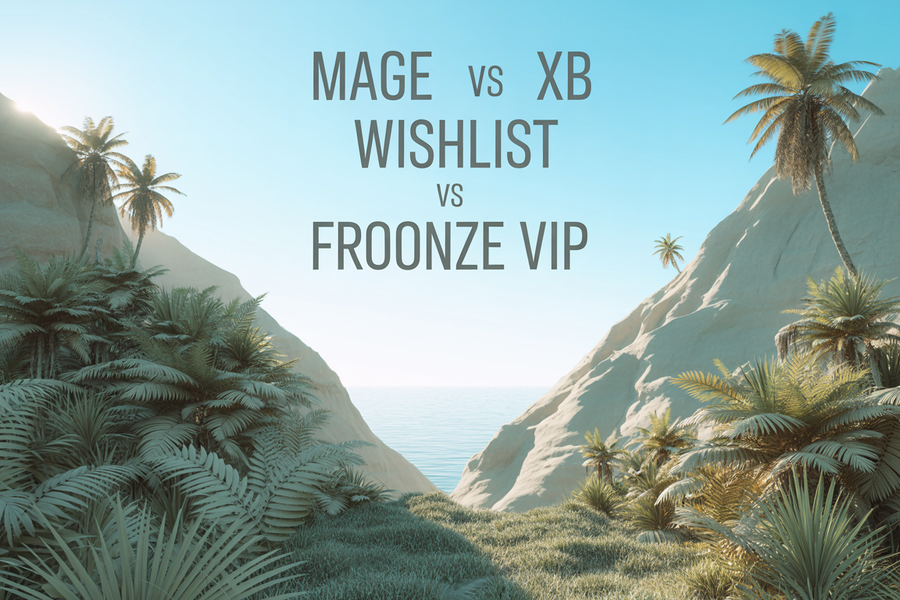 Mage vs XB Wishlist vs Froonze VIP Loyalty & Wishlist: 2026 Comparison