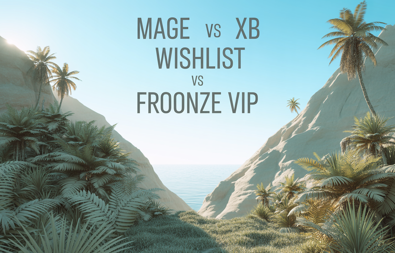 Mage vs XB Wishlist vs Froonze VIP Loyalty & Wishlist: 2026 Comparison