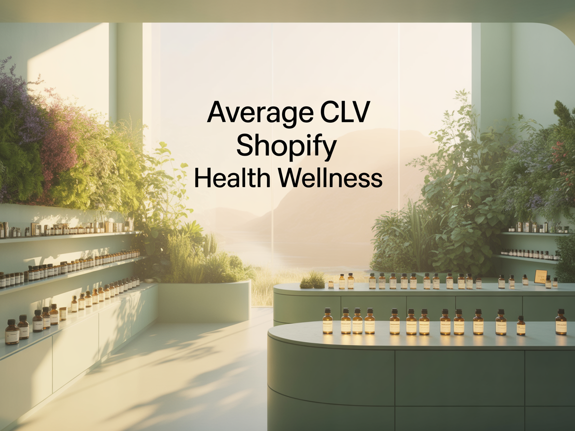 Average CLV: Shopify Health & Wellness