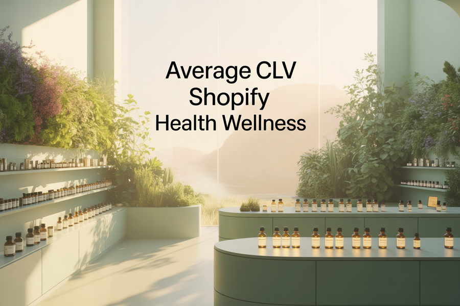 Average CLV: Shopify Health & Wellness