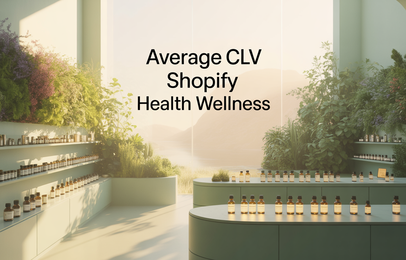 Average CLV: Shopify Health & Wellness