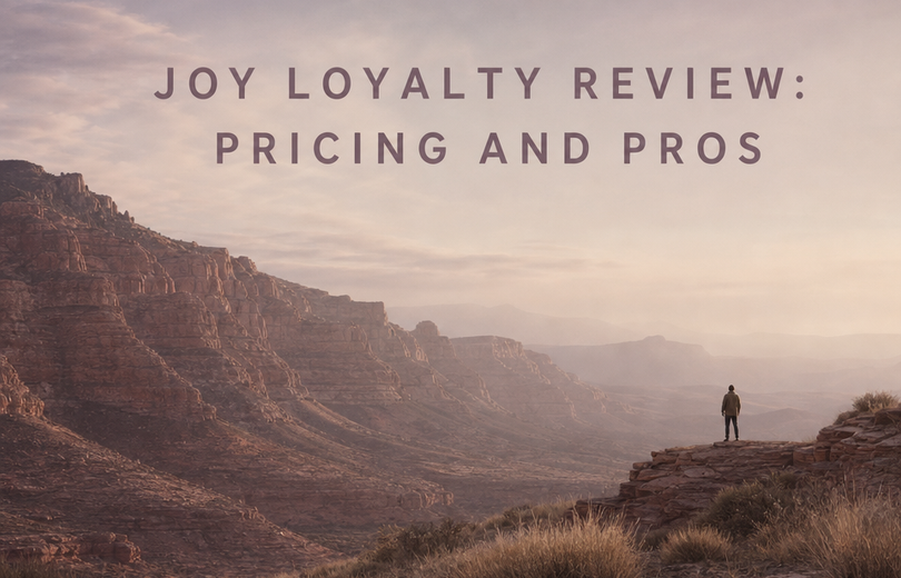 Joy Loyalty Shopify app review showing loyalty points, VIP tiers, and referral rewards