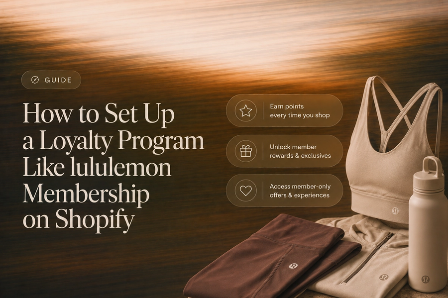 How to Set Up a Loyalty Program Like lululemon Membership on Shopify