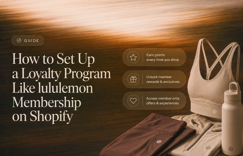 How to Set Up a Loyalty Program Like lululemon Membership on Shopify