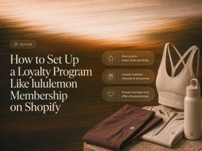 How to Set Up a Loyalty Program Like lululemon Membership on Shopify