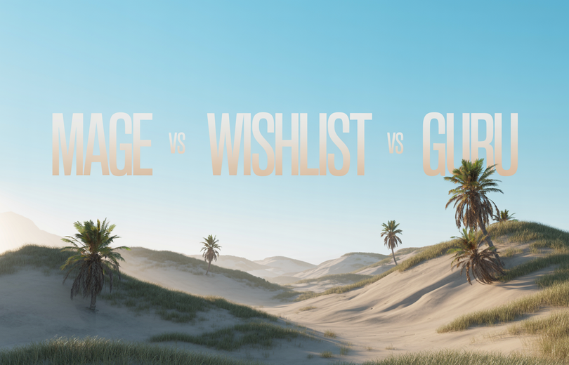 Mage vs SE Wishlist Engine vs Wishlist Guru: 2026 Comparison