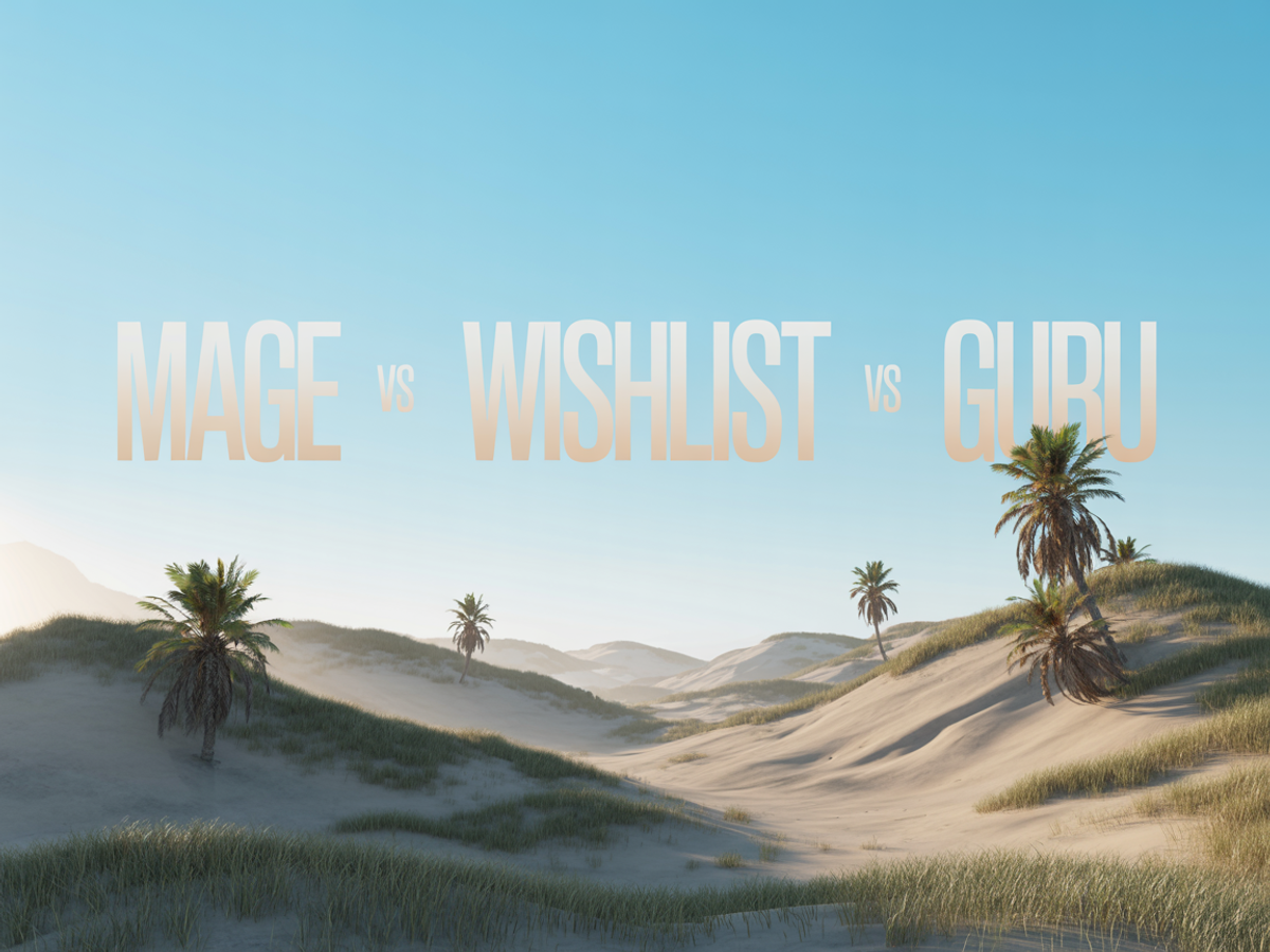 Mage vs SE Wishlist Engine vs Wishlist Guru: 2026 Comparison