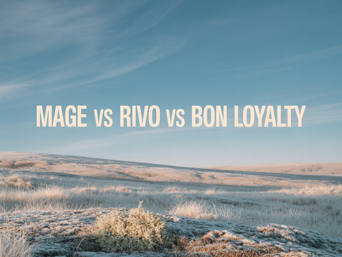 Mage vs Rivo vs BON Loyalty: 2026 Comparison